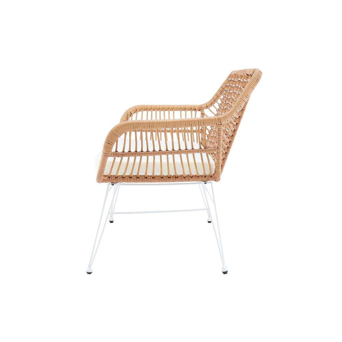 Sitzbank Rattanoptik natur - HomeDesign Knaus