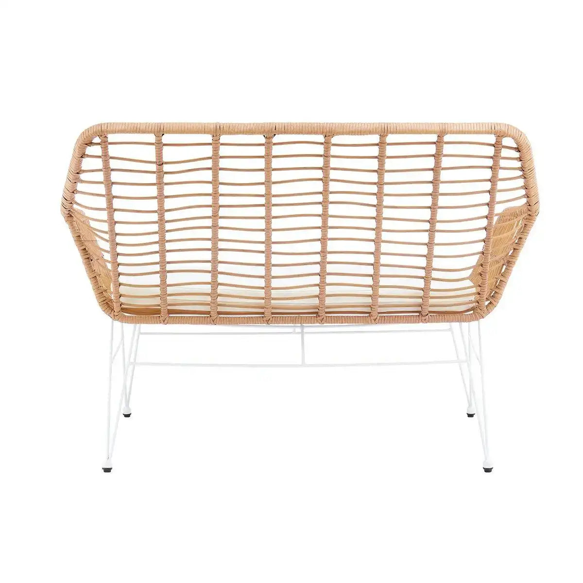 Sitzbank Rattanoptik natur - HomeDesign Knaus