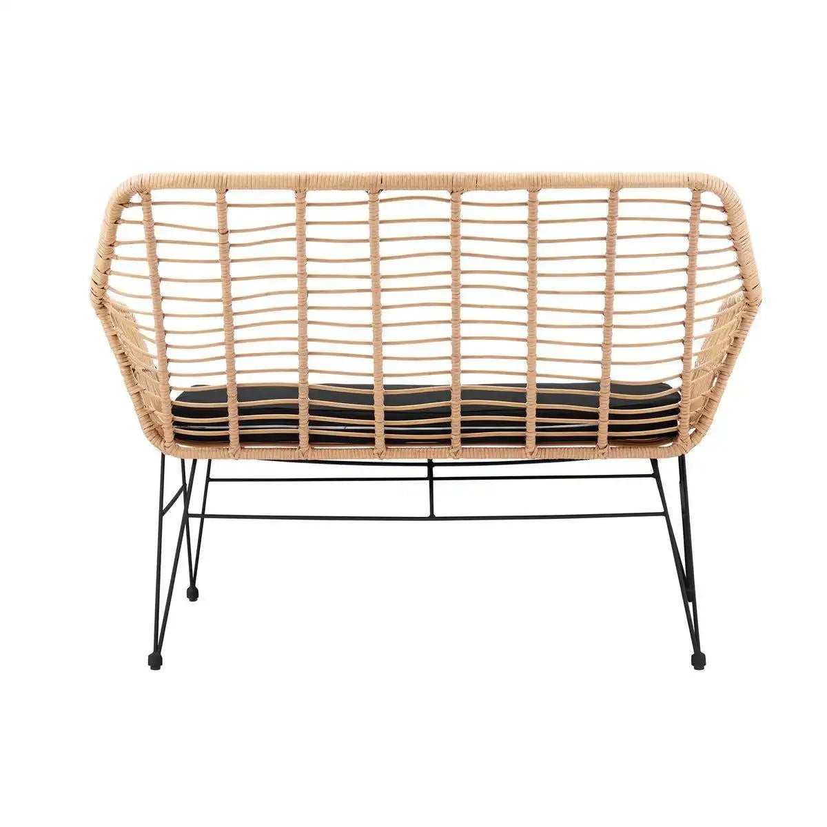 Sitzbank Rattanoptik natur - HomeDesign Knaus