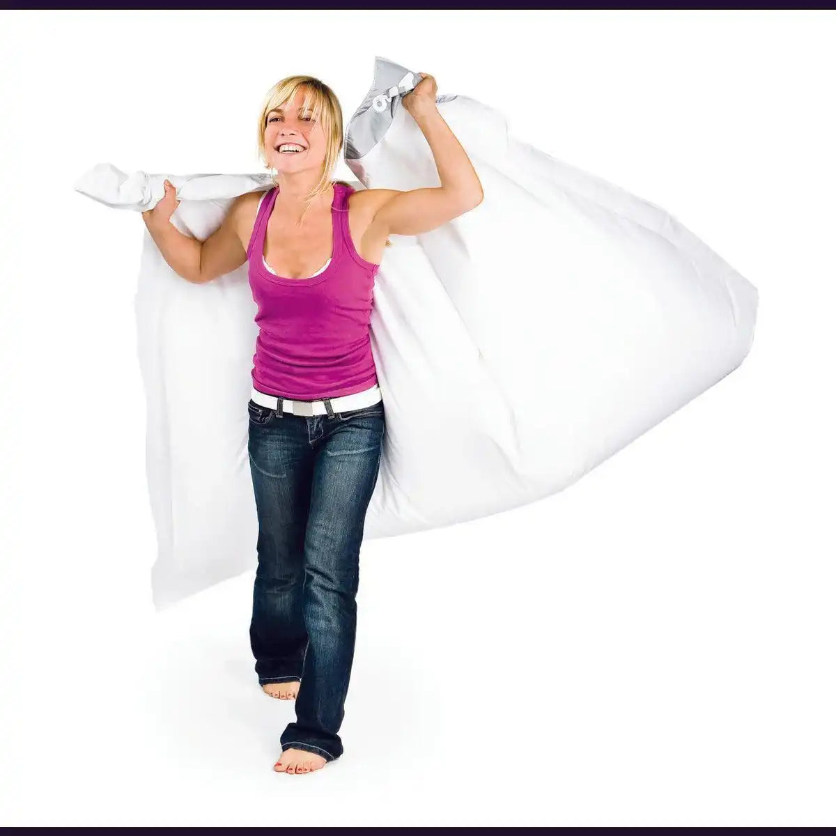 SITZBEUTEL - weiß - HomeDesign Knaus