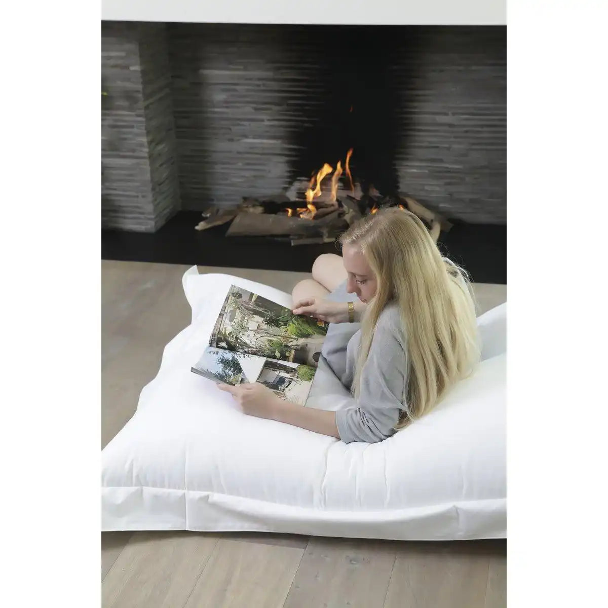 SITZBEUTEL - weiß - HomeDesign Knaus