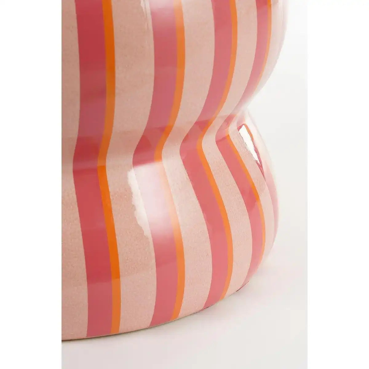 Skipper -Seitentisch - H44 x Ø32 cm - Keramik - Pink, Orange - HomeDesign Knaus