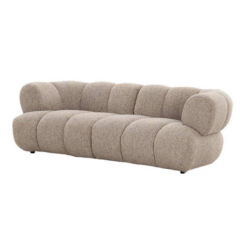 Sofa New York 2,5-Sitzer Sand Boucle - HomeDesign Knaus