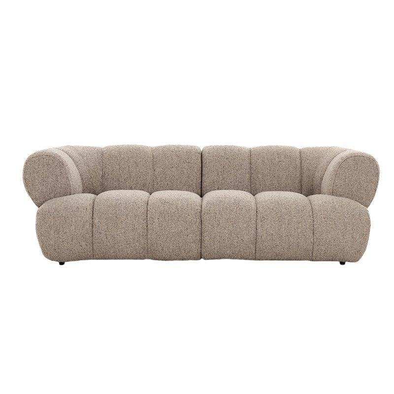 Sofa New York 2,5-Sitzer Sand Boucle - HomeDesign Knaus