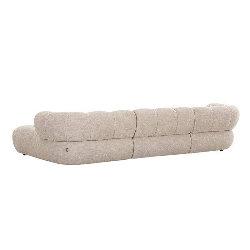 Sofa New York 4-Sitzer (Right Lounge) Beige - HomeDesign Knaus