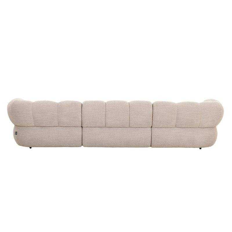Sofa New York 4-Sitzer (Right Lounge) Beige - HomeDesign Knaus