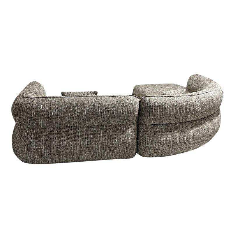 Sofa Rome 4-Sitzer (Links Lounge) + Ottomane Coco - HomeDesign Knaus