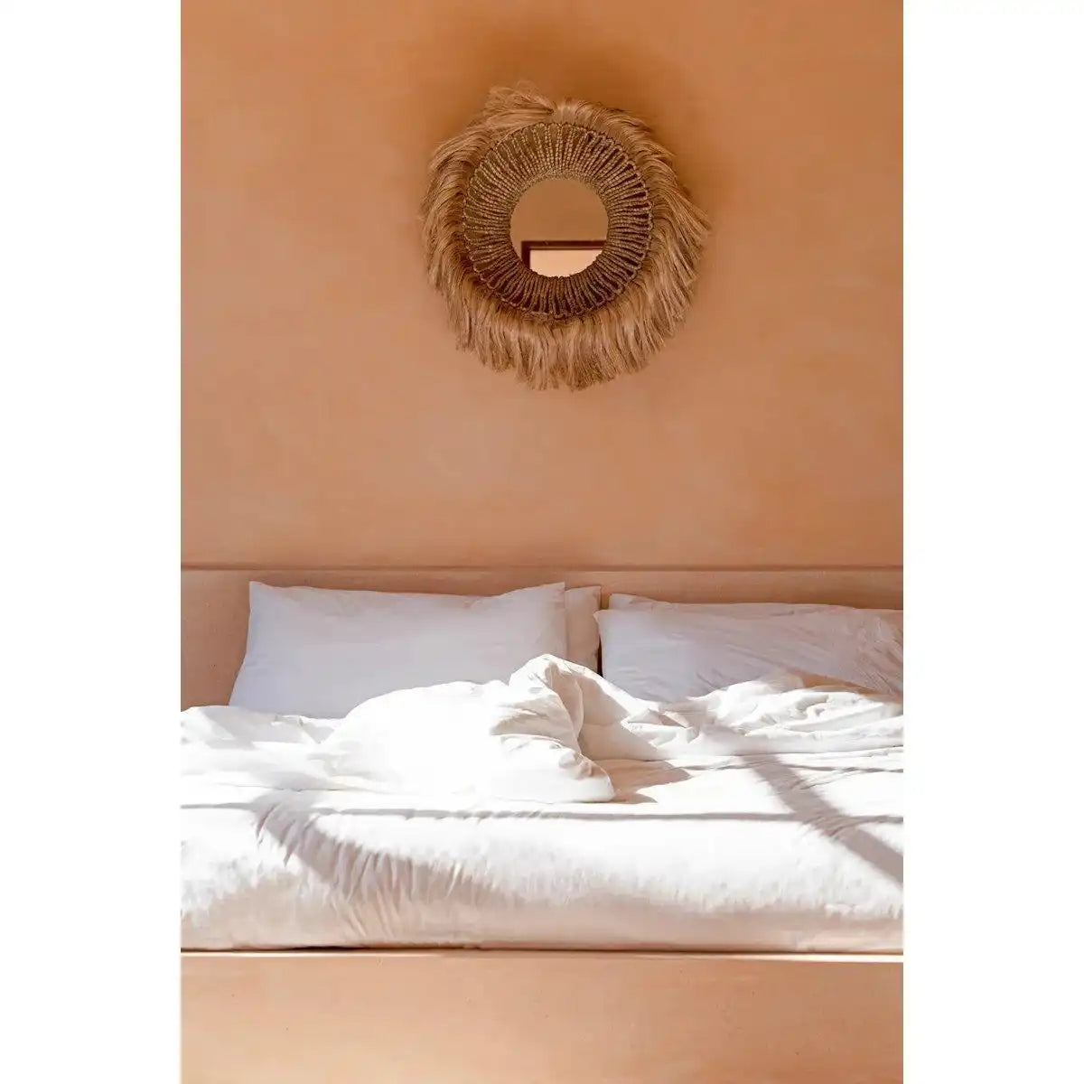 Solomon Spiegel Wandspiegel Natur 84cm - HomeDesign Knaus