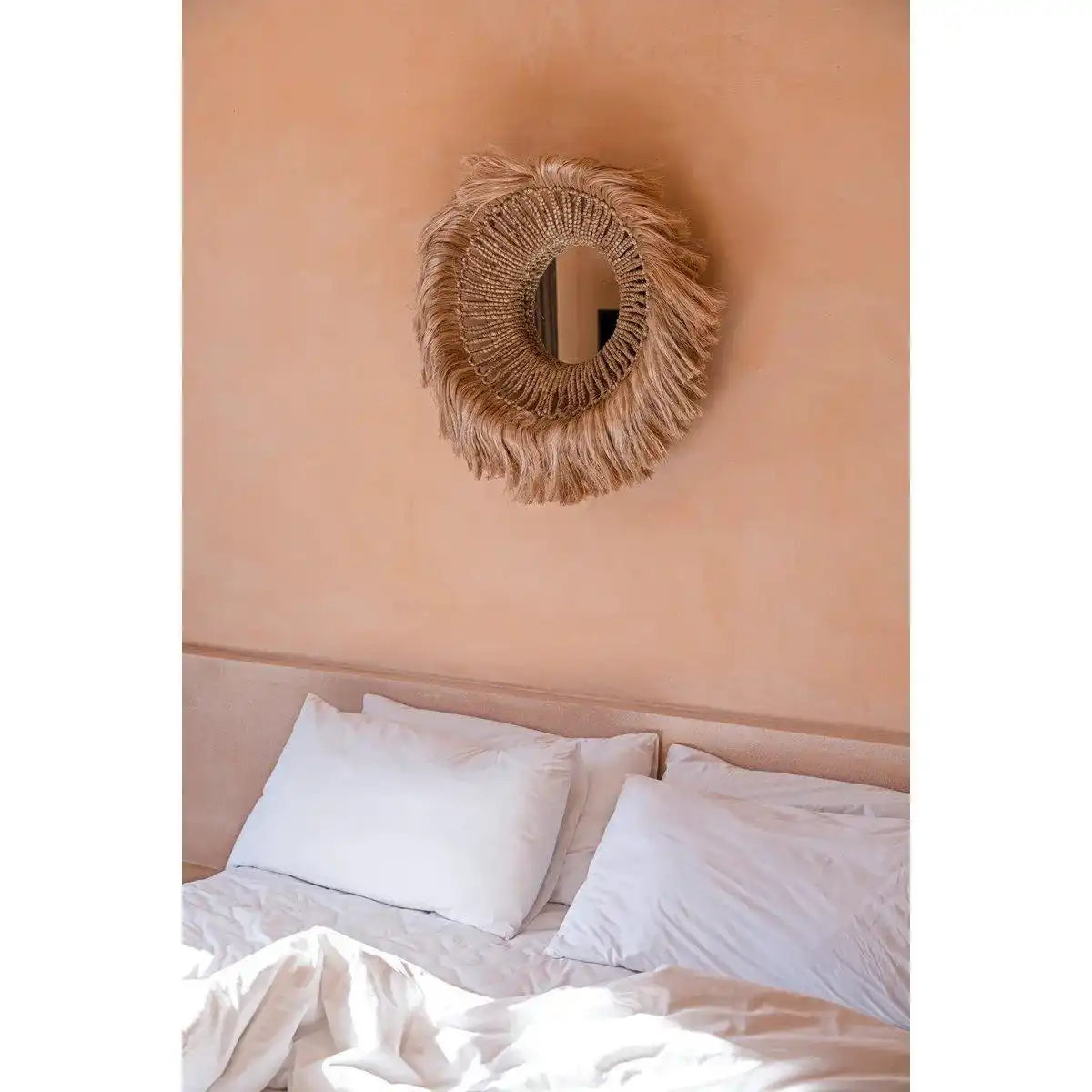 Solomon Spiegel Wandspiegel Natur 84cm - HomeDesign Knaus