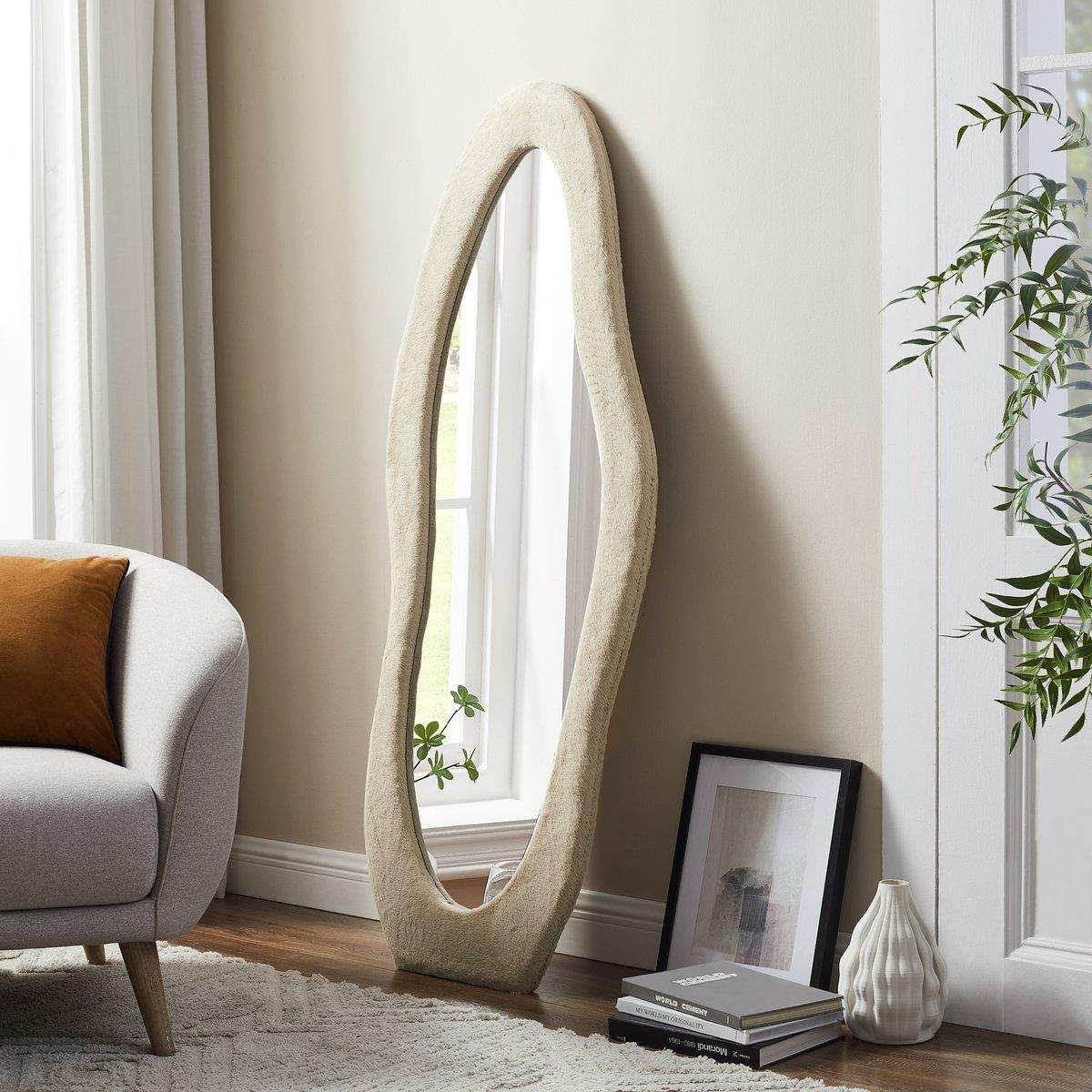 Spiegel Kunstfell Champagner 60x160 cm - HomeDesign Knaus