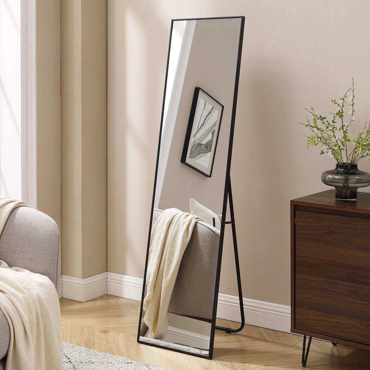 Spiegel Schwarz 40x150 cm - HomeDesign Knaus