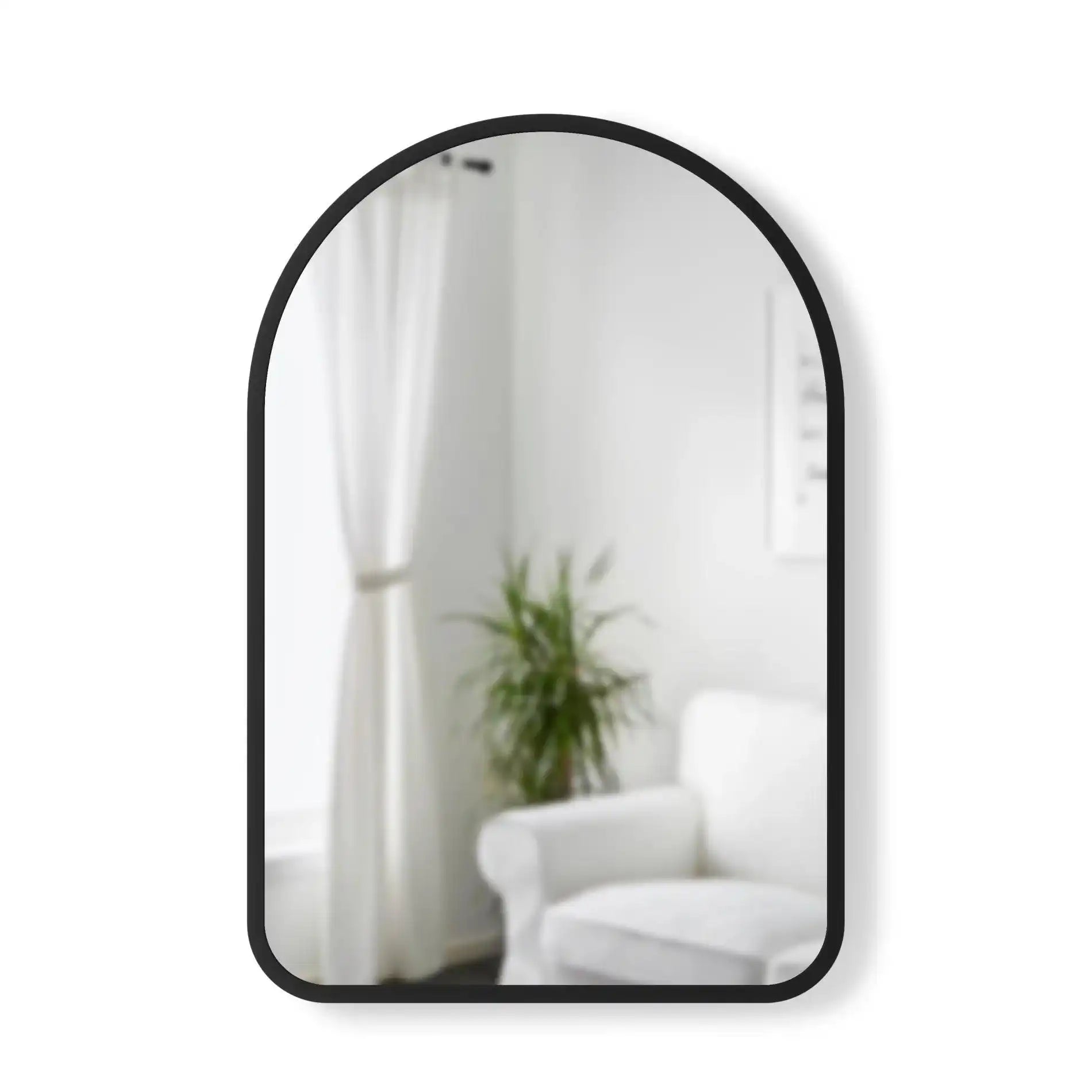 Spiegel Wandspiegel Bogen Schwarz Industriell - HomeDesign Knaus