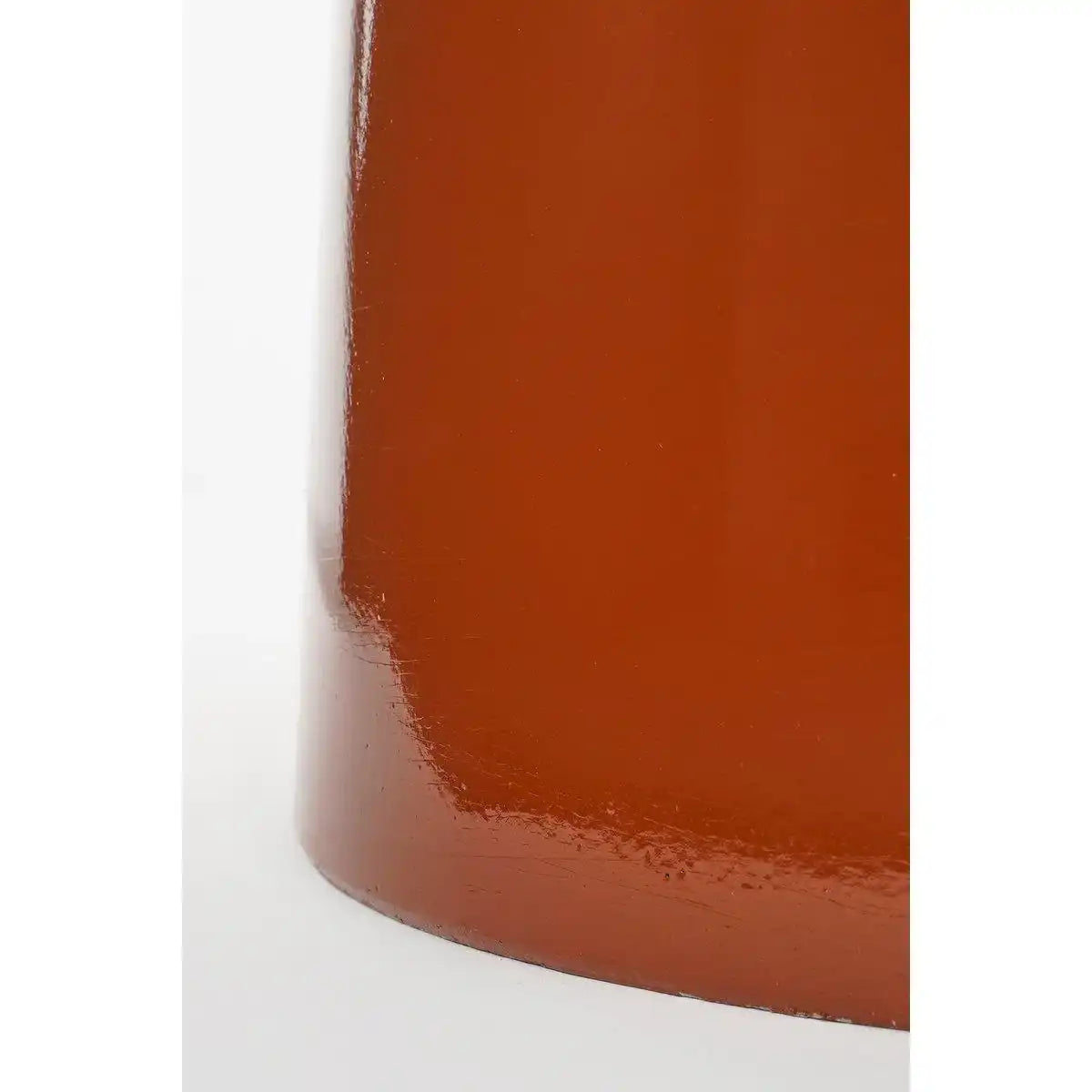 Stage Beistelltisch – H45 x Ø35 cm – Zement – Orange - HomeDesign Knaus
