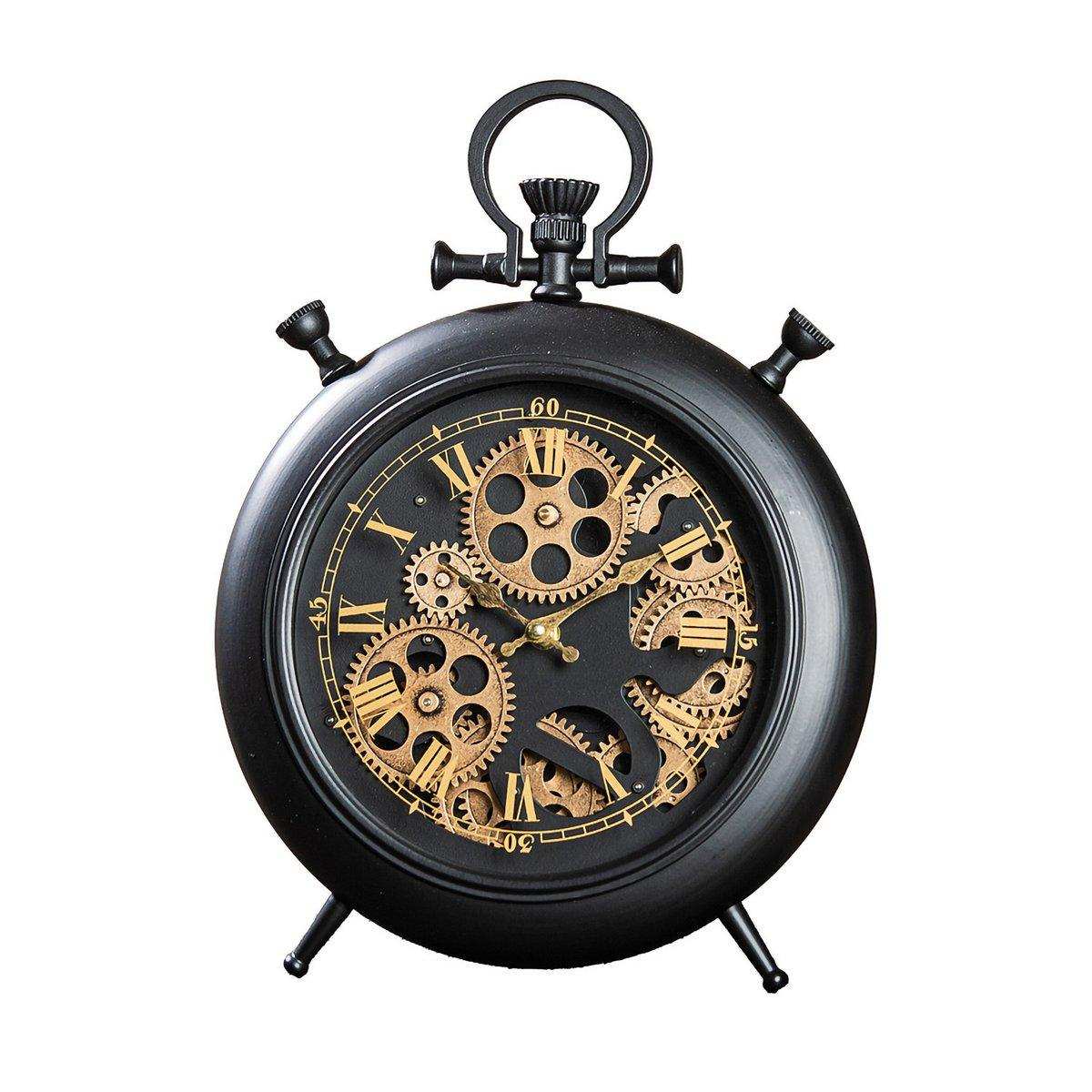 Stand-/ Tischuhr; Wanduhr rund Torno H.38 cm - HomeDesign Knaus