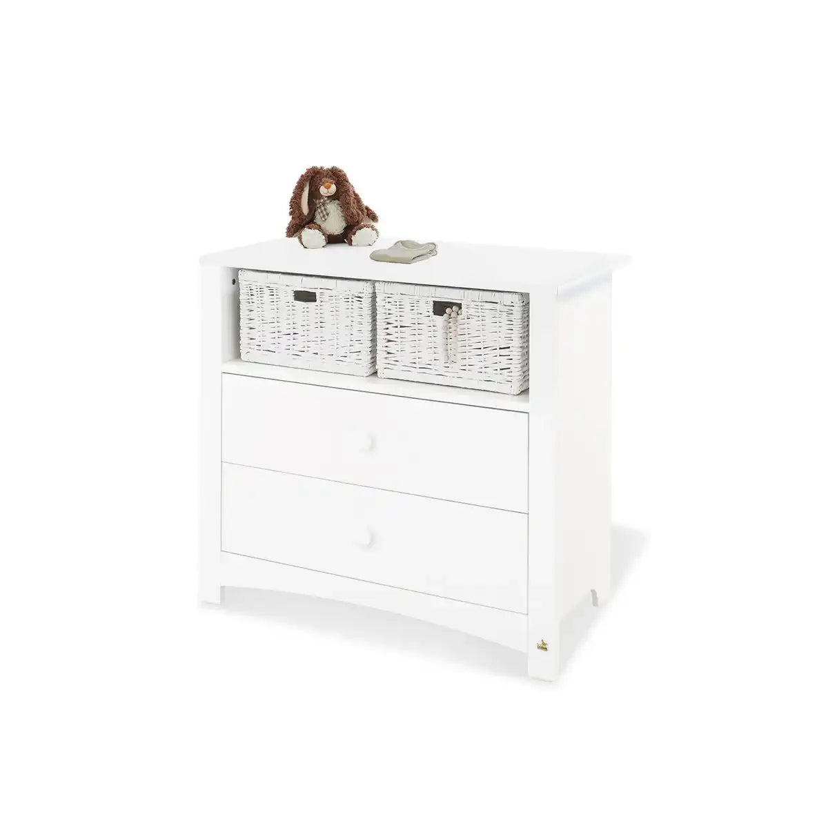 Starter-Set 'Florentina' breit
2-teilig: Kinderbett, breite Wickelkommode - HomeDesign Knaus