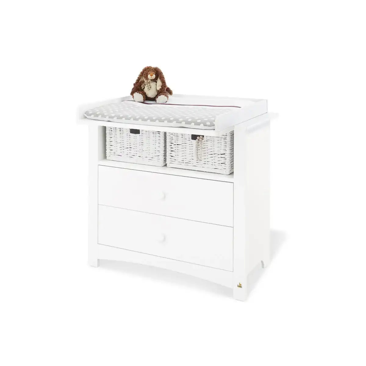 Starter-Set 'Florentina' breit
2-teilig: Kinderbett, breite Wickelkommode - HomeDesign Knaus