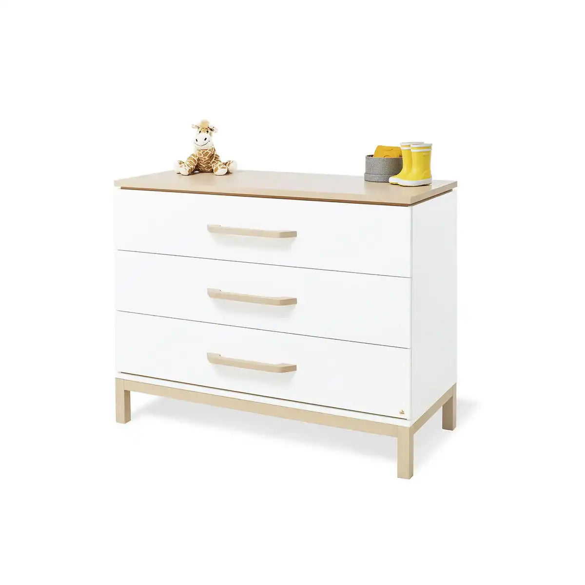 Starter-Set 'Light' breit
2-teilig: Kinderbett, breite Wickelkommode - HomeDesign Knaus