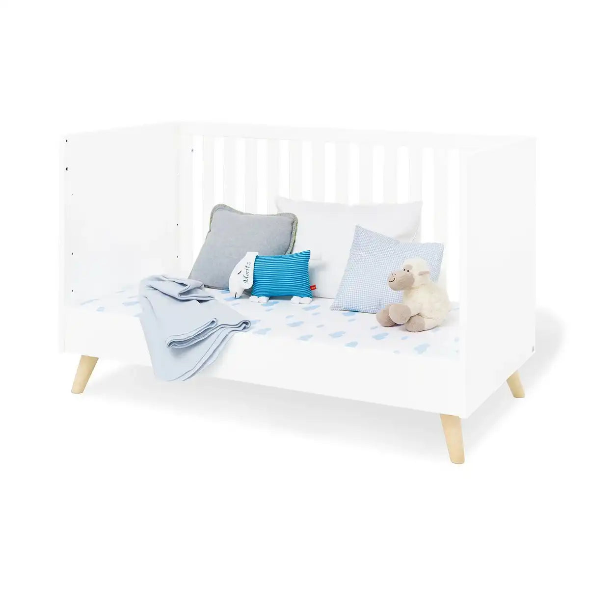 Starter-Set 'Move' breit
2-teilig: Kinderbett, breite Wickelkommode - HomeDesign Knaus