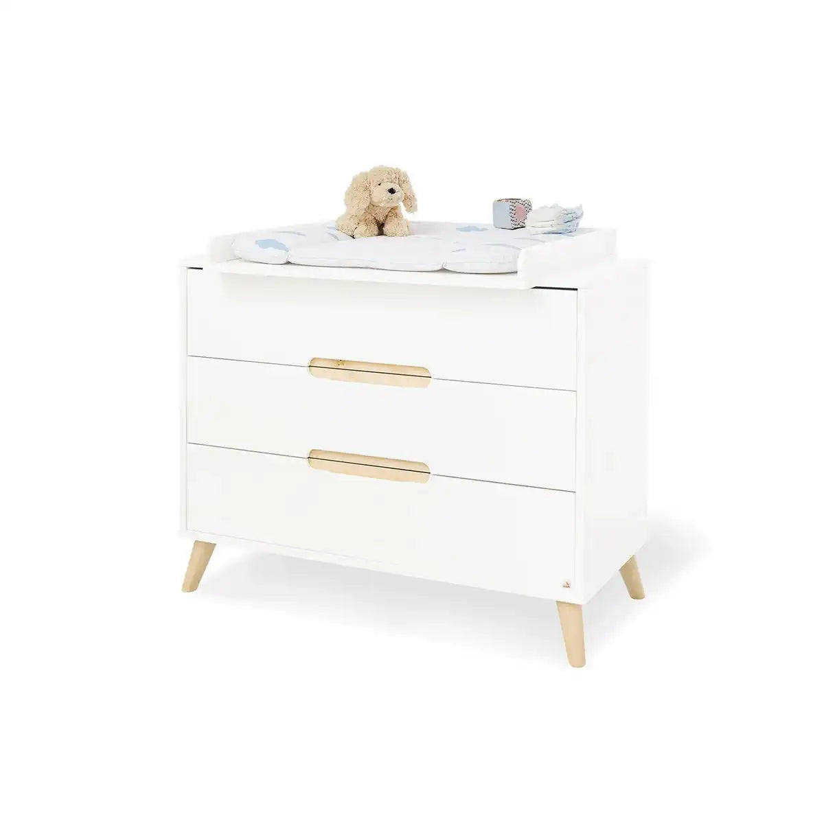 Starter-Set 'Move' breit
2-teilig: Kinderbett, breite Wickelkommode - HomeDesign Knaus