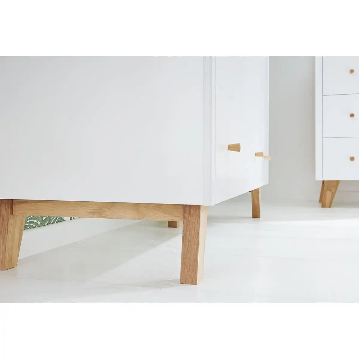 Starter-Set 'Pfanne' extra breit
2-teilig: Kinderbett, extra breite Wickelkommode - HomeDesign Knaus