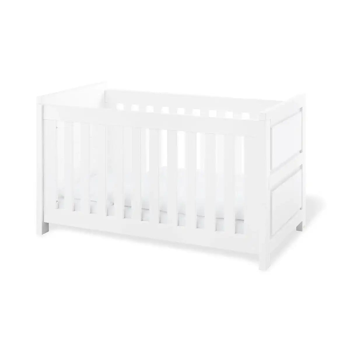 Starterset 'Milk' extrabreit
2-teilig: Kinderbett, extra breite Wickelkommode - HomeDesign Knaus