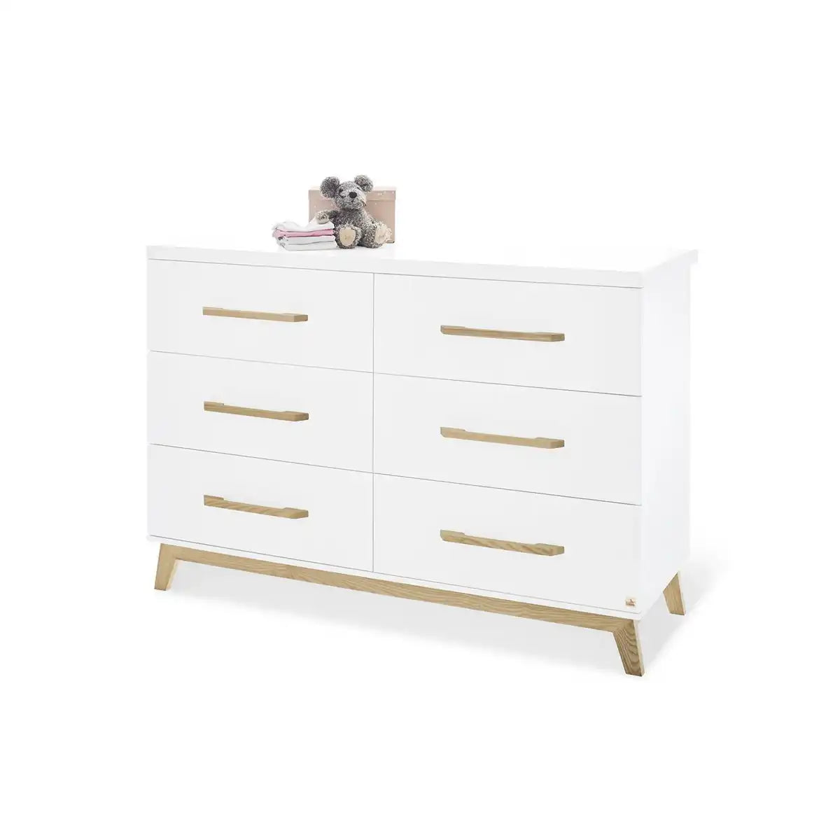 Starterset 'Riva' extrabreit
2-teilig: Kinderbett, extra breite Wickelkommode - HomeDesign Knaus