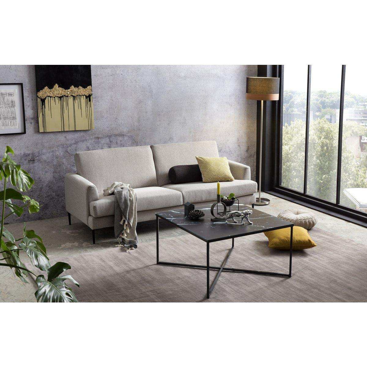 Stehlampe rund schwarz Ø 38 cm - HomeDesign Knaus