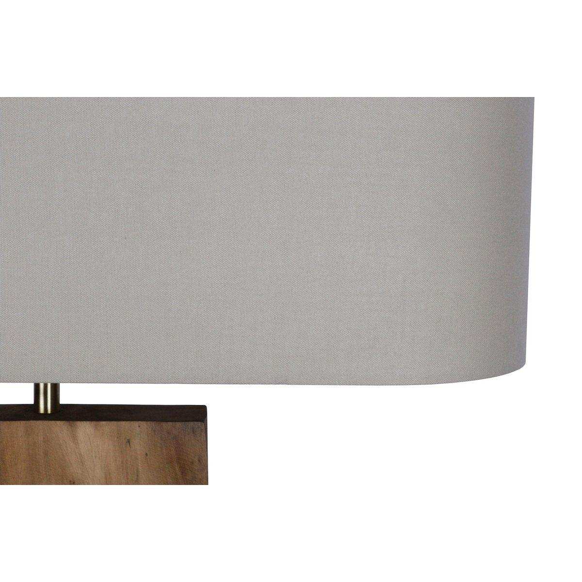 Stehleuchte Akazie/Leinen Natur 171 cm - HomeDesign Knaus