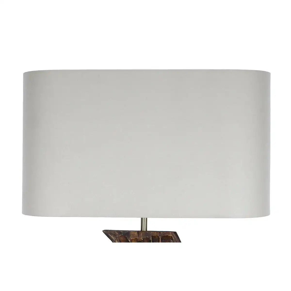 Stehleuchte Akazie/Leinen Natur 171 cm - HomeDesign Knaus