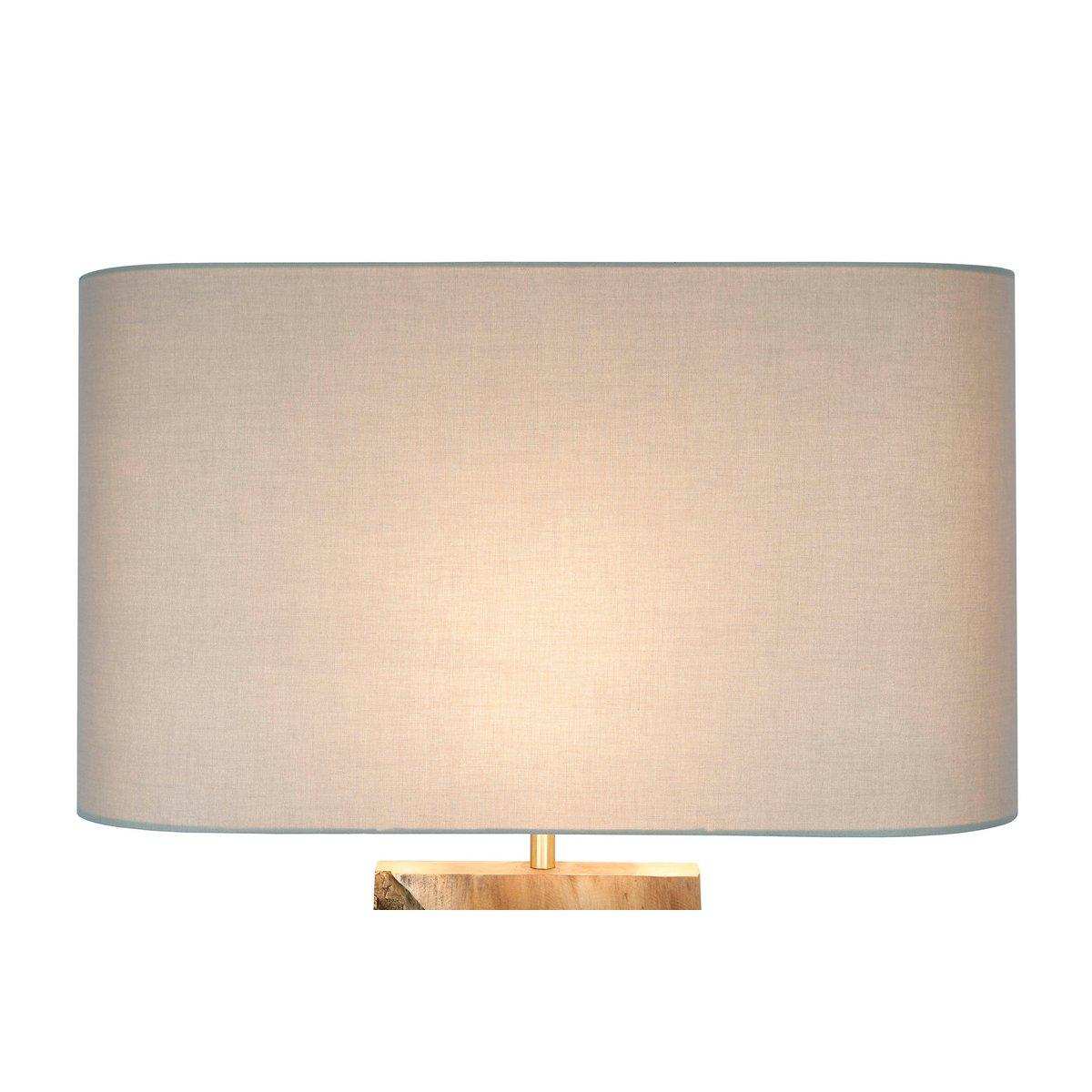 Stehleuchte Akazie/Leinen Natur 171 cm - HomeDesign Knaus