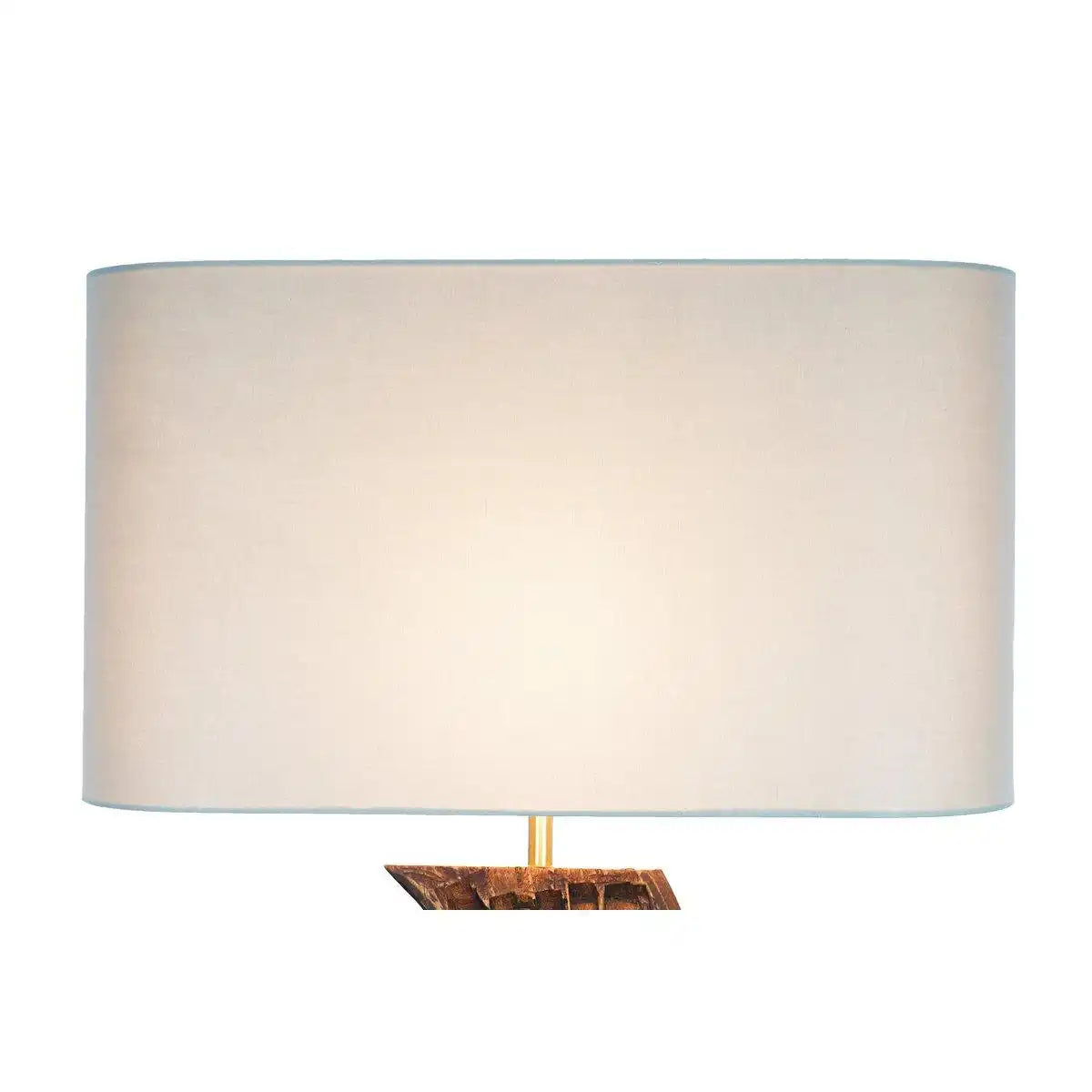 Stehleuchte Akazie/Leinen Natur 171 cm - HomeDesign Knaus