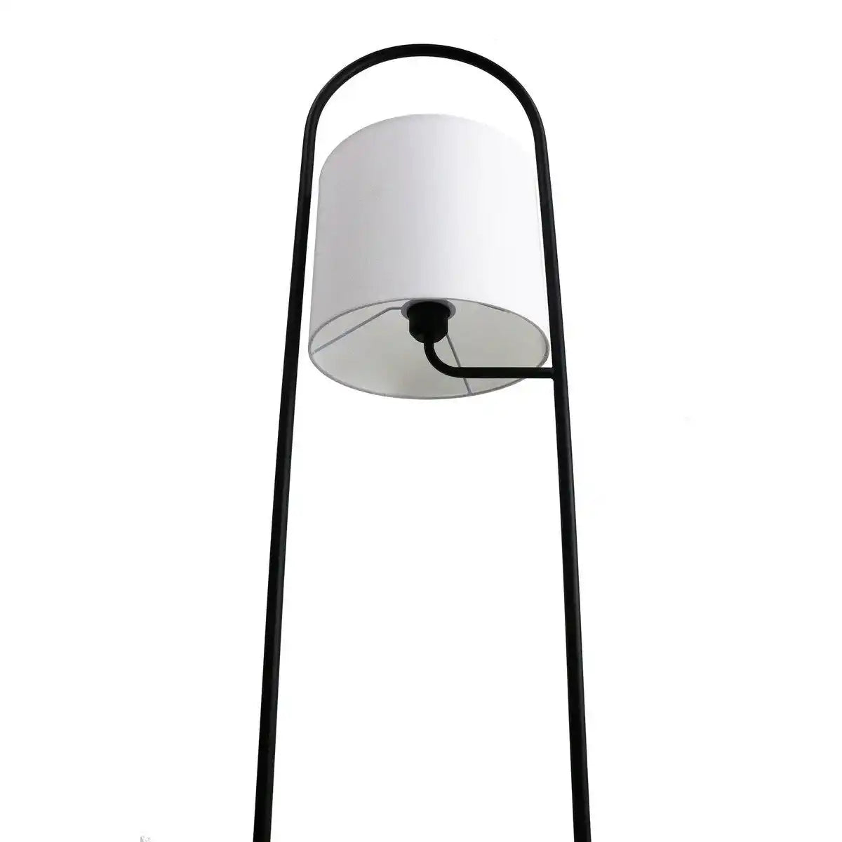 Stehleuchte Akazienholz Natur/Weiß 153 cm - HomeDesign Knaus