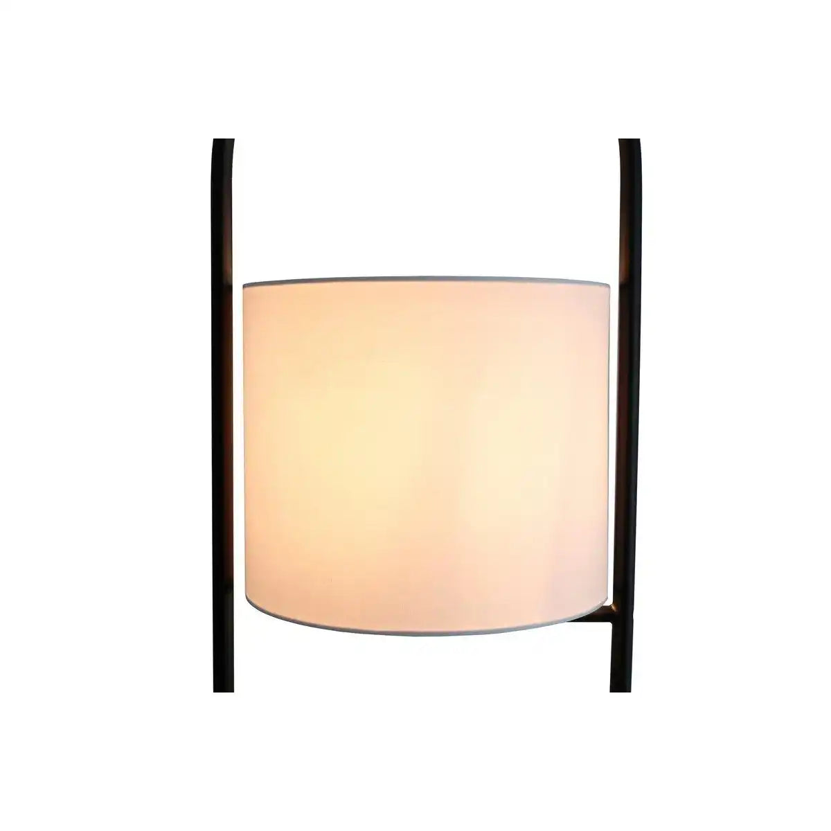 Stehleuchte Akazienholz Natur/Weiß 153 cm - HomeDesign Knaus