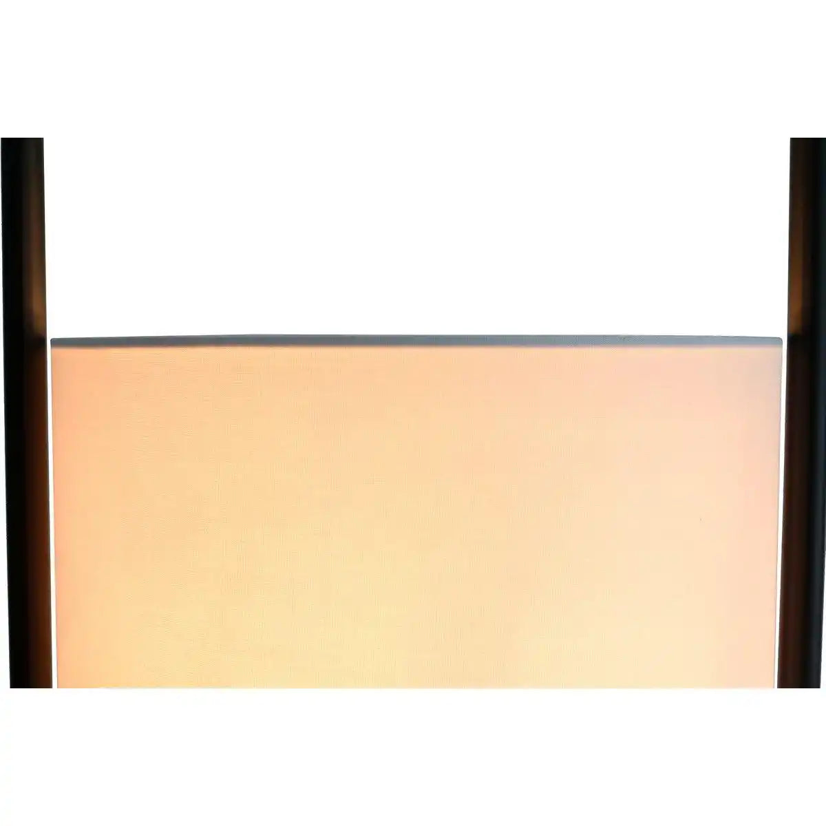 Stehleuchte Akazienholz Natur/Weiß 153 cm - HomeDesign Knaus