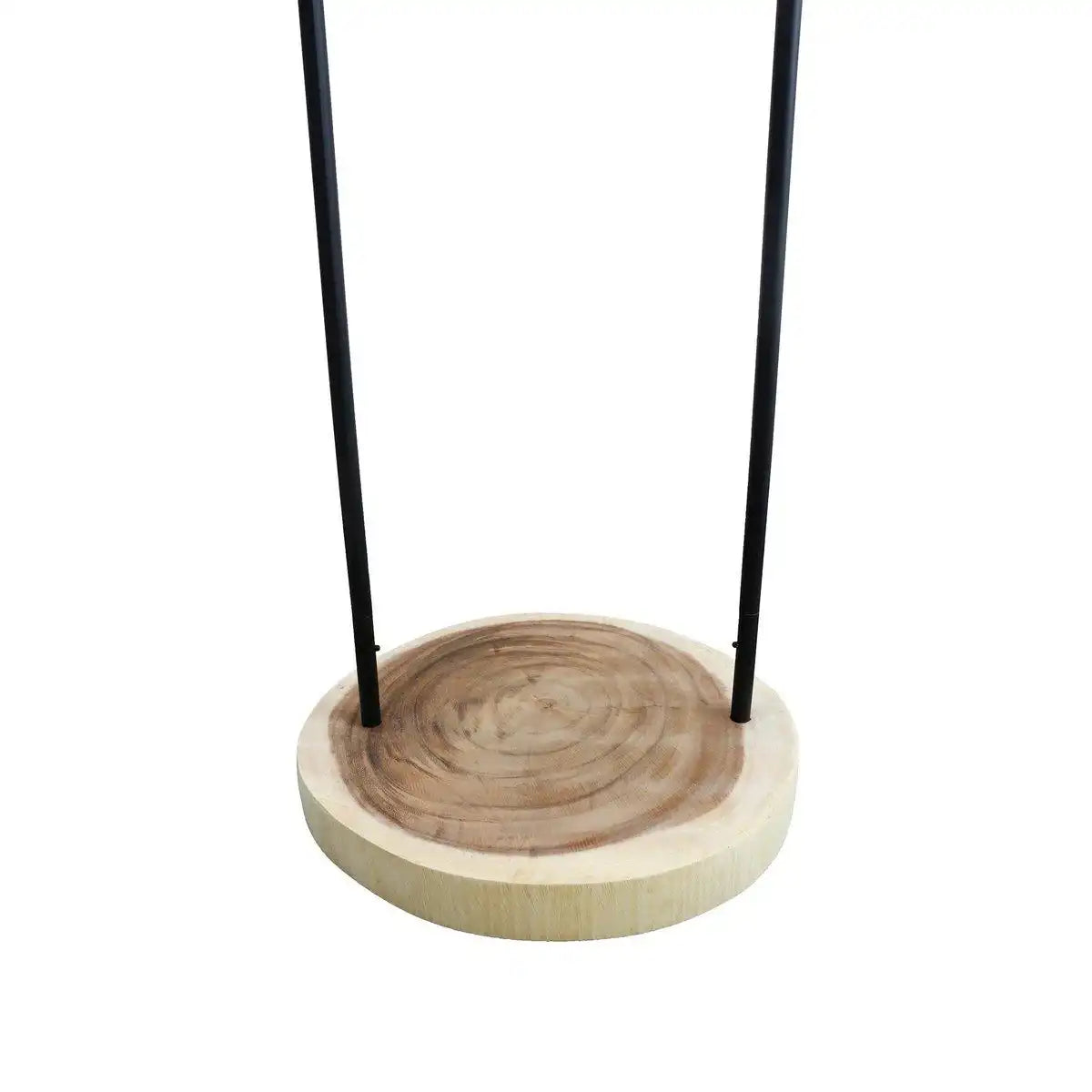 Stehleuchte Akazienholz Natur/Weiß 153 cm - HomeDesign Knaus