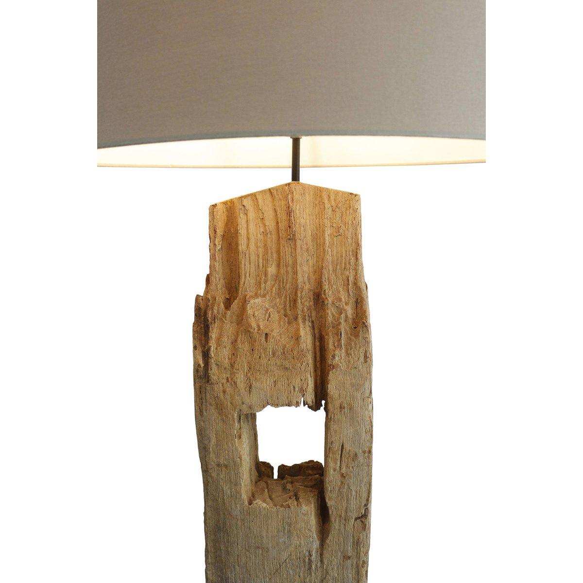 Stehleuchte Treibholz Antikweiß 175 cm - HomeDesign Knaus