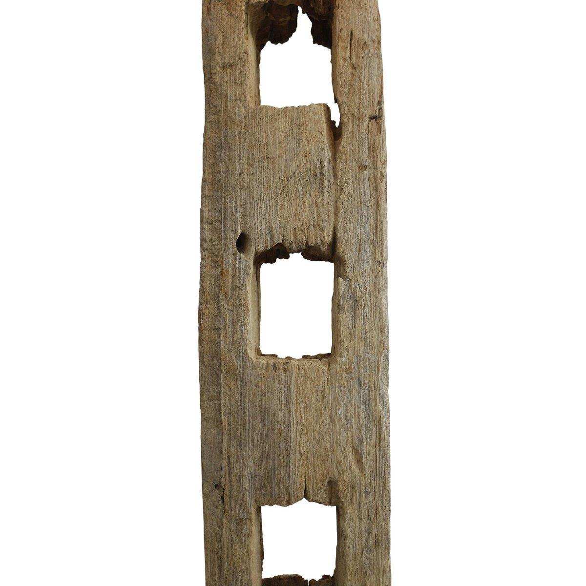 Stehleuchte Treibholz Antikweiß 175 cm - HomeDesign Knaus