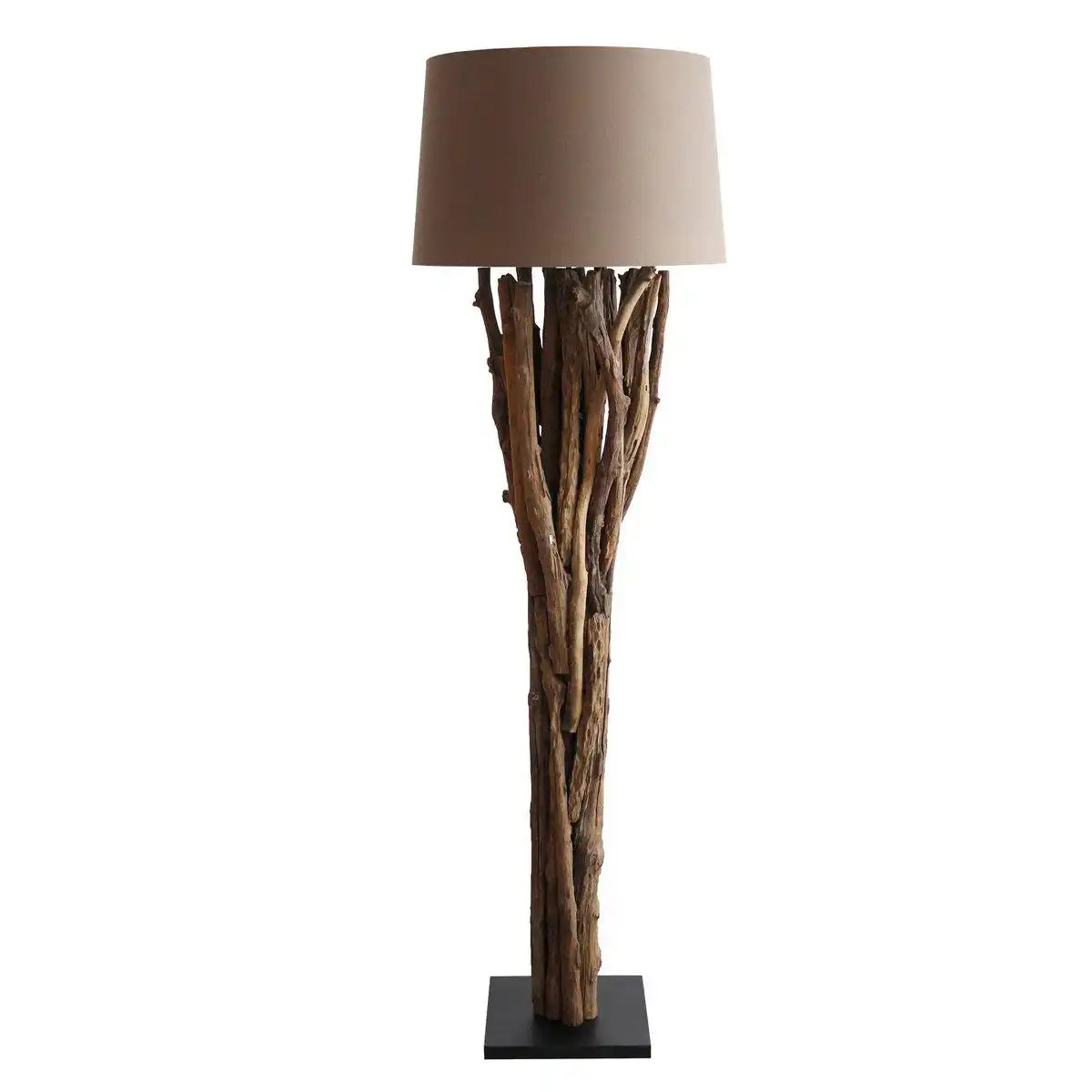 Stehleuchte Treibholz Natur/Braun 175 cm - HomeDesign Knaus