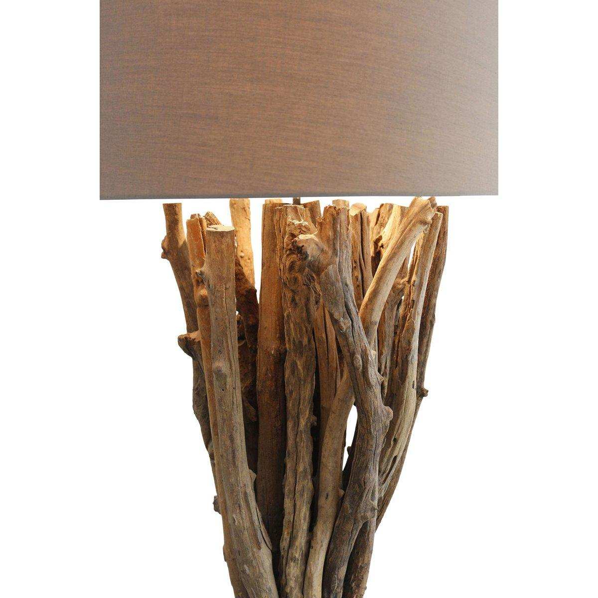 Stehleuchte Treibholz Natur/Braun 175 cm - HomeDesign Knaus
