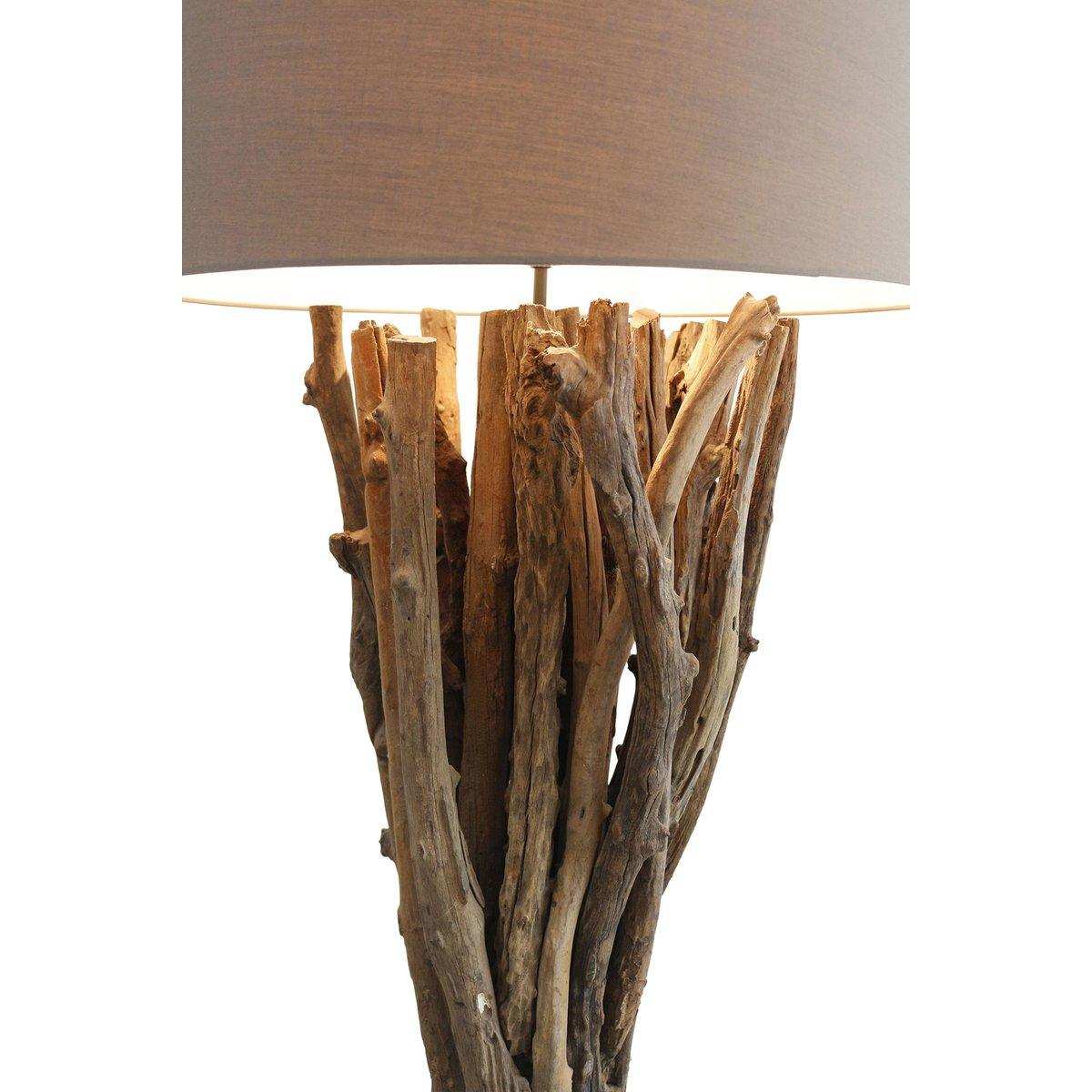 Stehleuchte Treibholz Natur/Braun 175 cm - HomeDesign Knaus