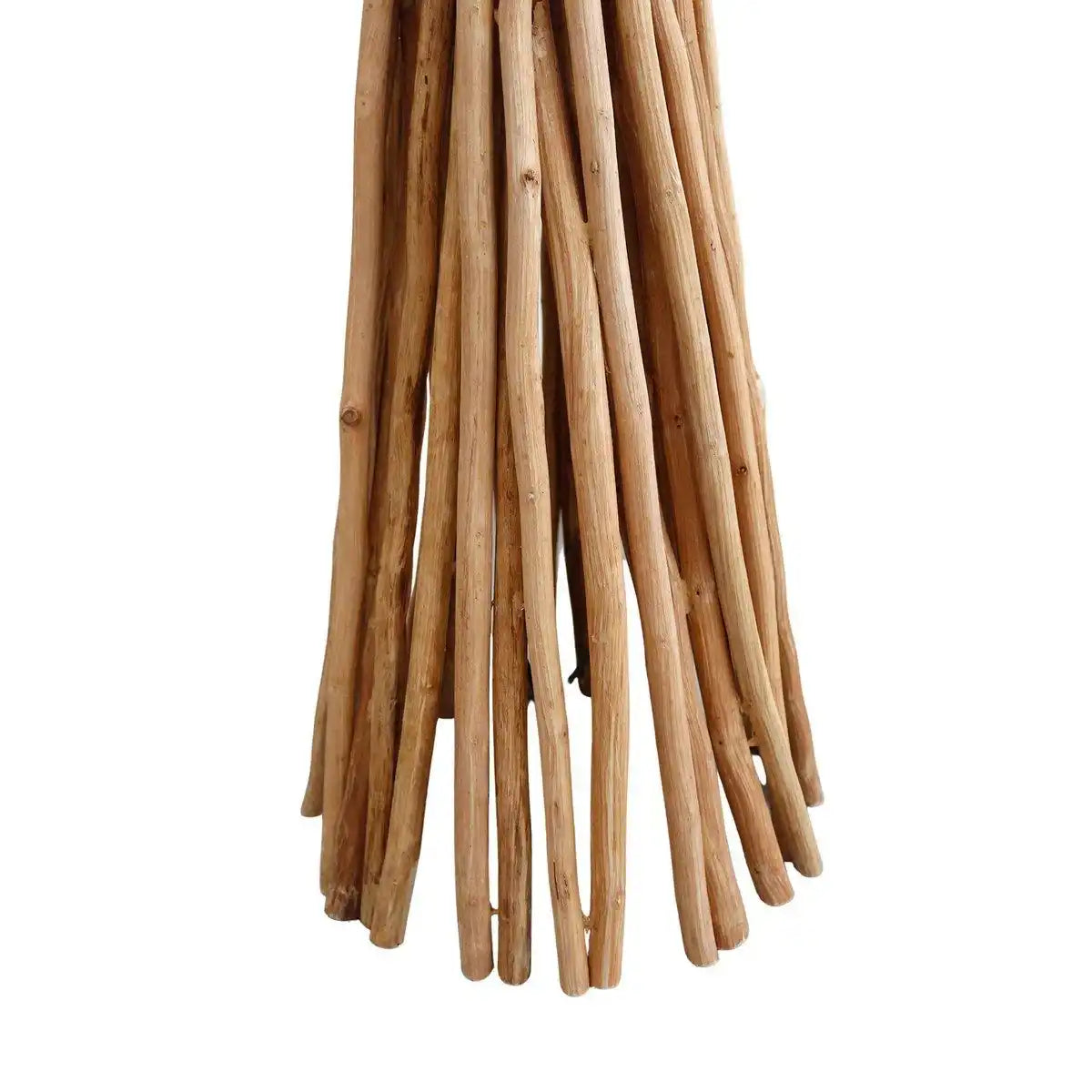 Stehleuchte Treibholz Natur/Schwarz 149 cm - HomeDesign Knaus