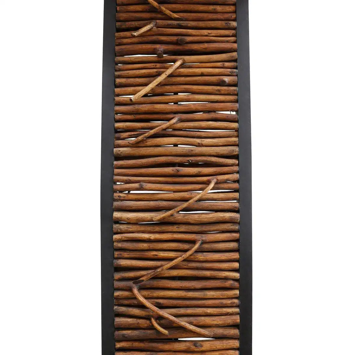 Stehleuchte Treibholz Natur/Schwarz 163 cm - HomeDesign Knaus