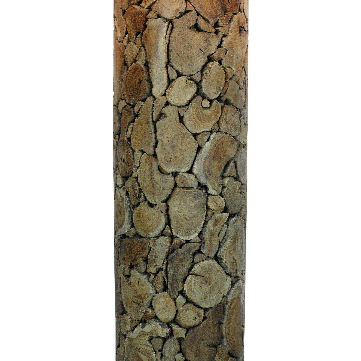 Stehleuchte Treibholz Natur/Weiß 170 cm - HomeDesign Knaus