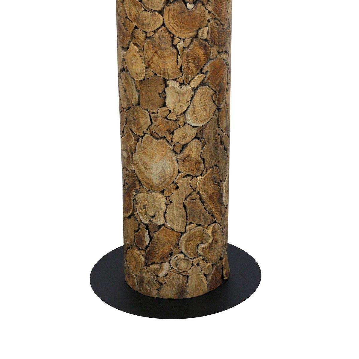 Stehleuchte Treibholz Natur/Weiß 170 cm - HomeDesign Knaus