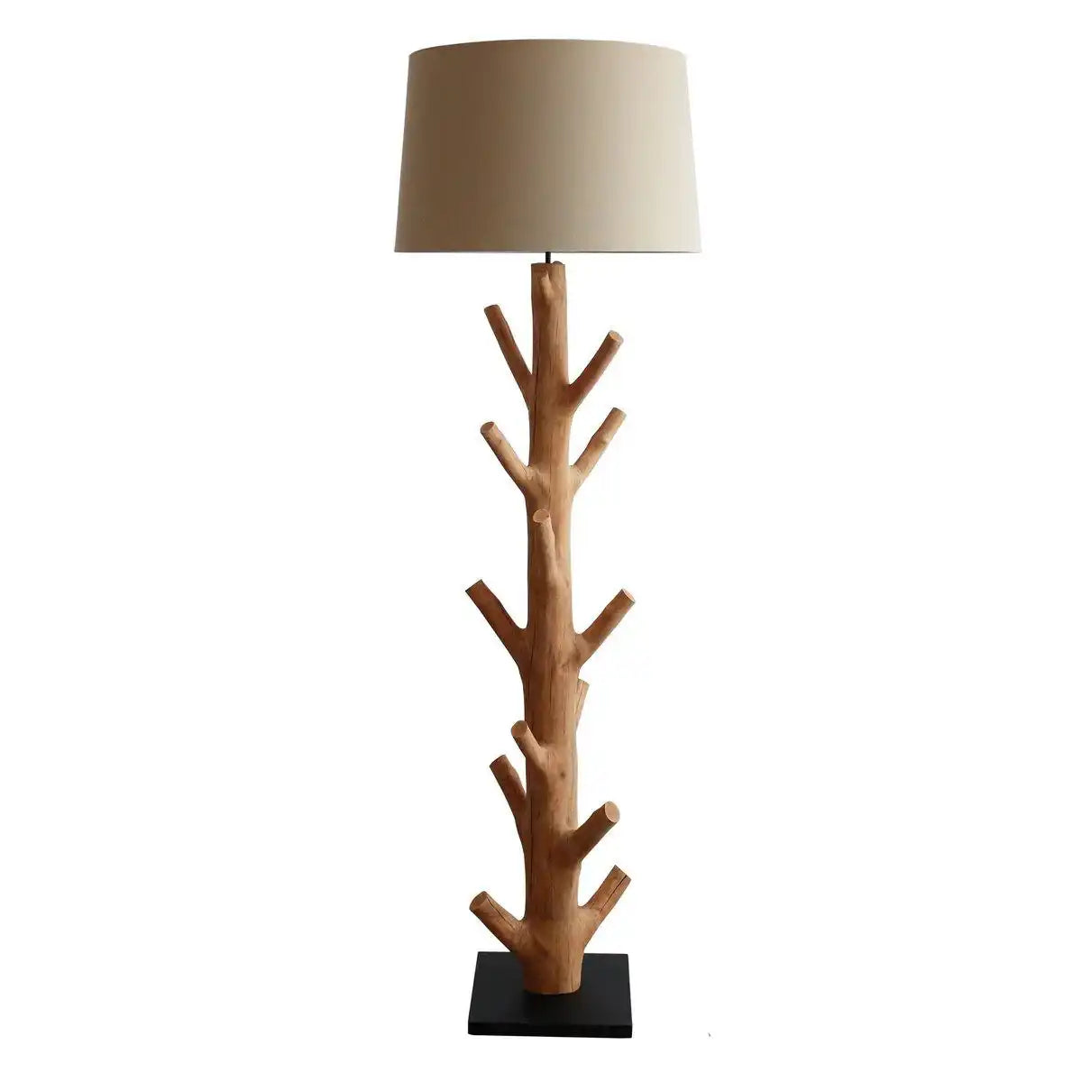 Stehleuchte Treibholz Natur/Weiß 175 cm - HomeDesign Knaus