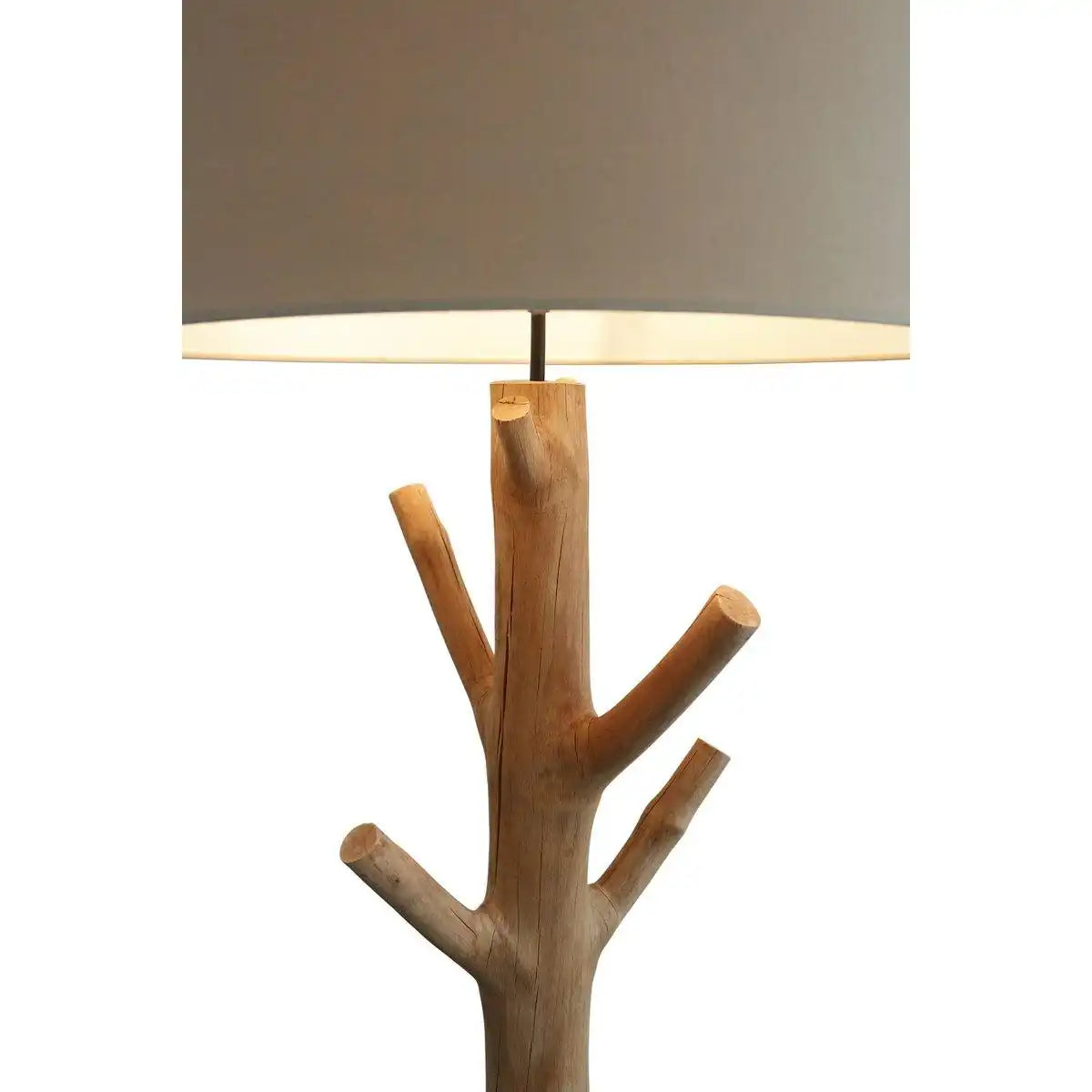 Stehleuchte Treibholz Natur/Weiß 175 cm - HomeDesign Knaus