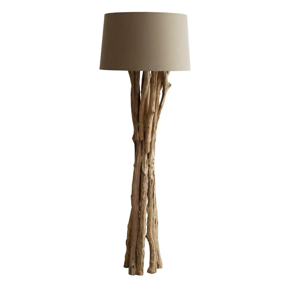 Stehleuchte Treibholz Weiß 145 cm - HomeDesign Knaus