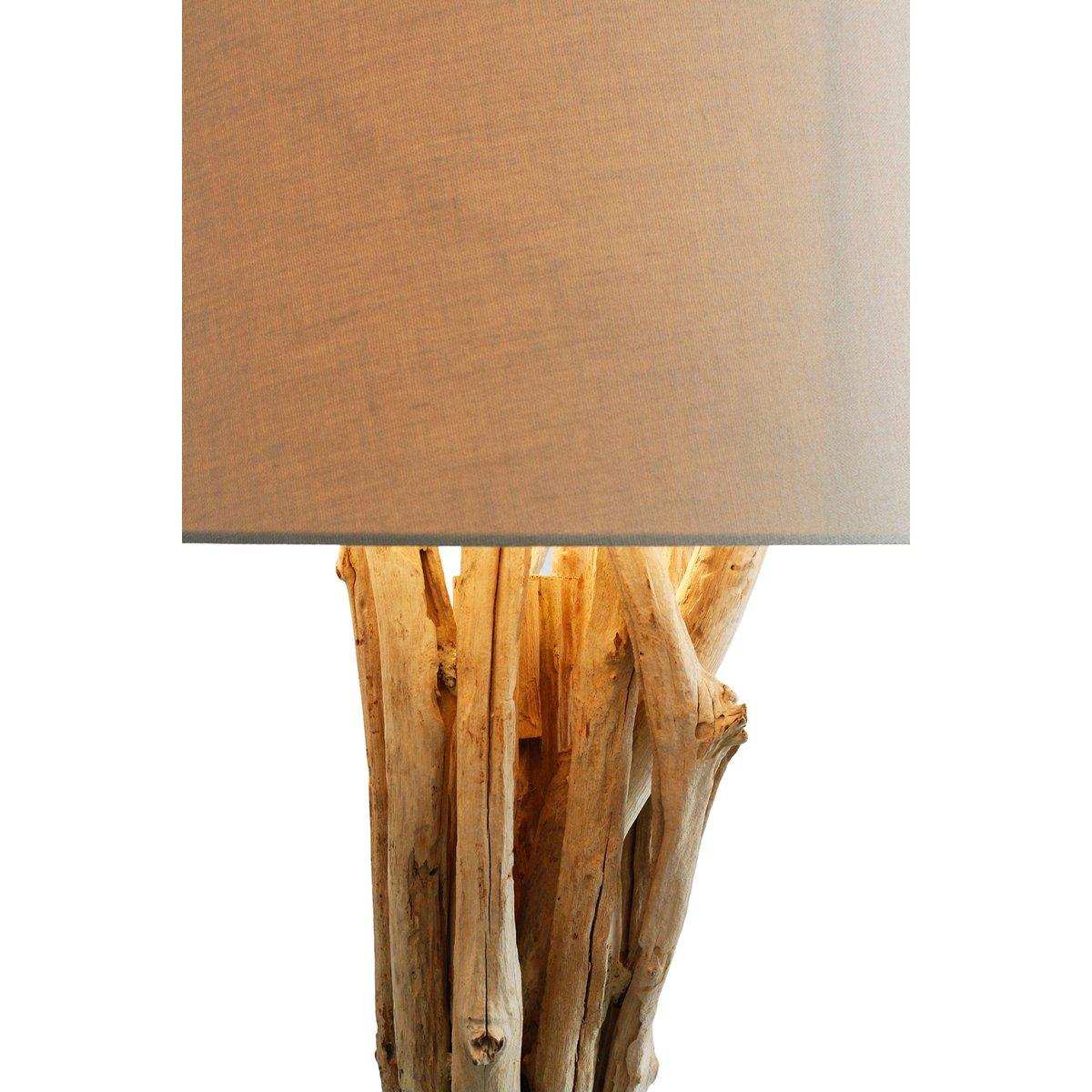 Stehleuchte Treibholz Weiß 145 cm - HomeDesign Knaus
