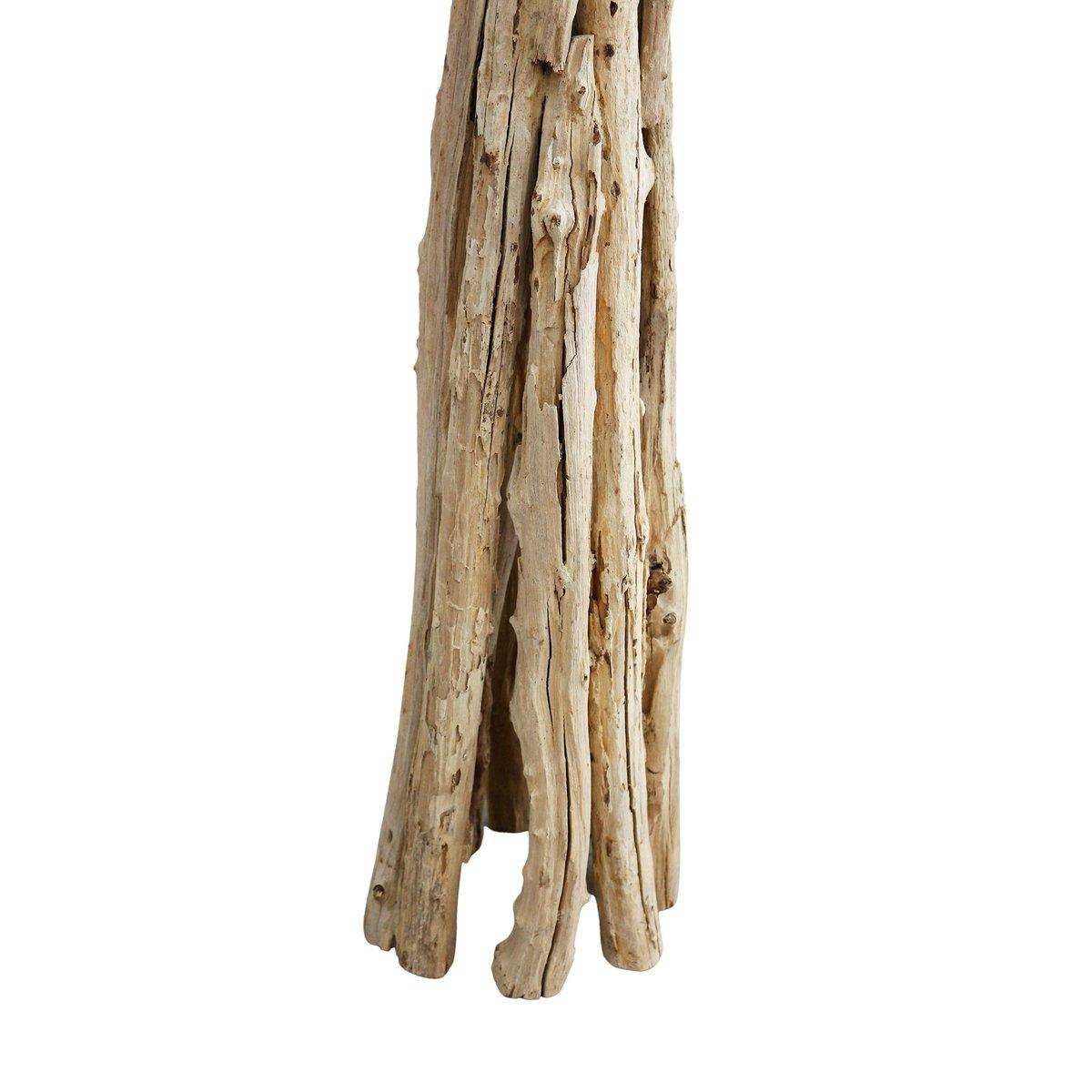 Stehleuchte Treibholz Weiß 145 cm - HomeDesign Knaus