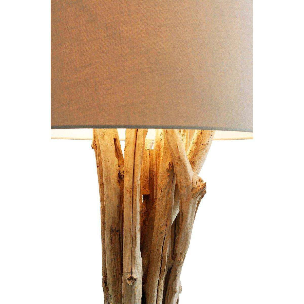 Stehleuchte Treibholz Weiß 145 cm - HomeDesign Knaus